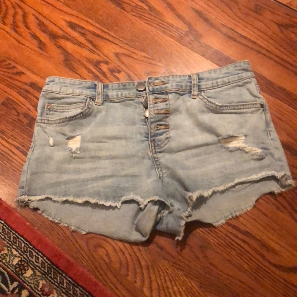 Denim shorts